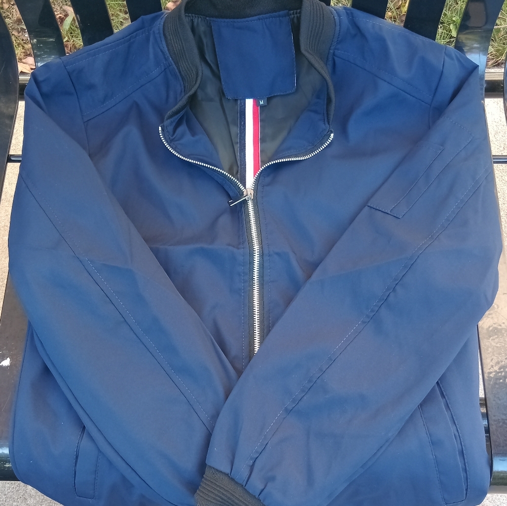 Classic Vogue Navy Bomber Jacket for Men